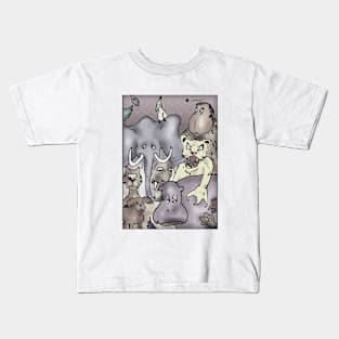 Funny animals Kids T-Shirt